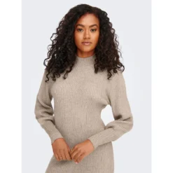 ONLY Robe Pull, Col Roulé -Velousia Soldes Boutique c69bcfc7e2052bd6cba5b766c24d7854