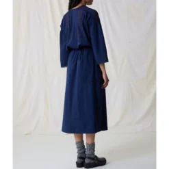 LEON & HARPER Robe Boutonnée ROXY PLAIN -Velousia Soldes Boutique c807f8a0f0b2f5e0a73a1a0bc2779358