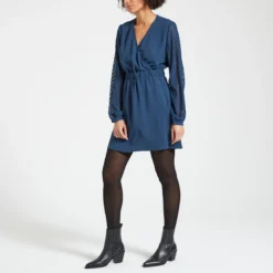 ONLY Robe Encolure V, Manches Longues -Velousia Soldes Boutique c8b0f54d6581a9ced0756d50f125933b