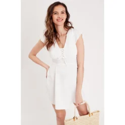 Robe Patineuse Manches Courtes