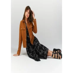 Robe Longue à Imprimé Léopard Floral -Velousia Soldes Boutique c8dad15653323ba48f022cb82da3f9b1