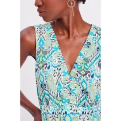 Robe Longue évasée Col En V -Velousia Soldes Boutique c914c0f882aa510ff282d5d8a5b2fa82