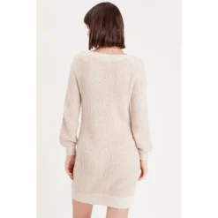 Robe Pull Droite Col Rond -Velousia Soldes Boutique c9e8ec31953a619a38fc87c05fe968f2