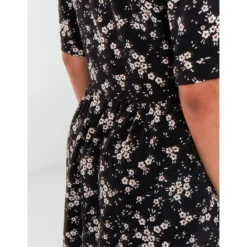 Robe Chemise Imprimé Floral D'hiver -Velousia Soldes Boutique ca2c6afc1c03a5cb48e21e6bd516e071