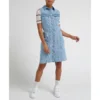Lee Robe En Jean Sans Manches, Préssionnée