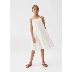 Mango Kids Robe Coton Volants