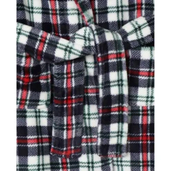 Robe De Chambre à Manches Longues Et Carreaux -Velousia Soldes Boutique ce9e9c3a3109676f500c1789eb1c86a4