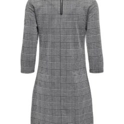 ONLY Robe Courte à Carreaux, Manches 3/4 -Velousia Soldes Boutique cf199570991855d2fa093e271b7e28b4