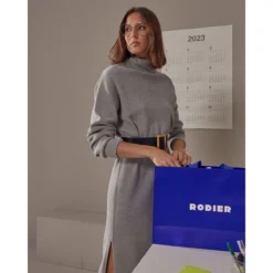 RODIER Robe Maille Large Col Roulé 33 RODIER Robe Maille Large Col Roulé -Velousia Soldes Boutique cf795756d0eefc86959d80e15133c6ba