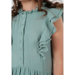 Deeluxe Robe Volantée En Gaze De Coton AGATHE -Velousia Soldes Boutique cffb964b233bd4ac179373c7fe3f73f6