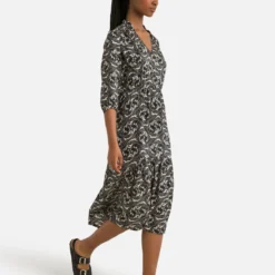 Ba&sh Robe Droite Imprimée KEZIA DRESS 6 Ba&sh Robe Droite Imprimée KEZIA DRESS -Velousia Soldes Boutique d0072fc1c16cd67dd18f00f4b307e706