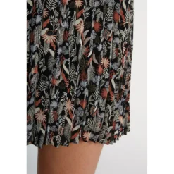 Robe Plissée à Imprimé Végétal -Velousia Soldes Boutique d025e8e1c72a8859f3e84f040c46fd6b