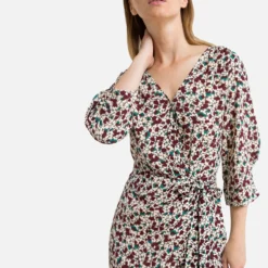 Ba&sh Robe Imprimée Mi-longue ELEN 6 Ba&sh Robe Imprimée Mi-longue ELEN -Velousia Soldes Boutique d0d3997bdca0182640ae475bdc57e5c5