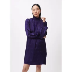 FRNCH Robe Turquoisecol Roulé EWA -Velousia Soldes Boutique d0ef7dfdd4cfee1ddaefa0daa7aeb090