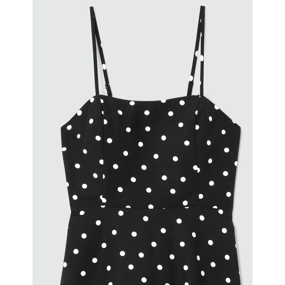Robe Bustier à Pois En Lin 8 Robe Bustier à Pois En Lin – Image 8