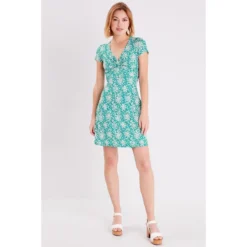 Robe évasée à Manches Courtes -Velousia Soldes Boutique d1bbb908e5ba04a6ab42d176d893523b