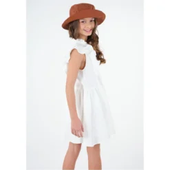 Deeluxe Robe Volantée En Gaze De Coton AGATHE -Velousia Soldes Boutique d1fabe0b21cd2bb2f02f2276d418e15c