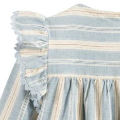 Robe Manches Longues Rayée -Velousia Soldes Boutique d393dac71cf55b417a54f2c1ee5bc312