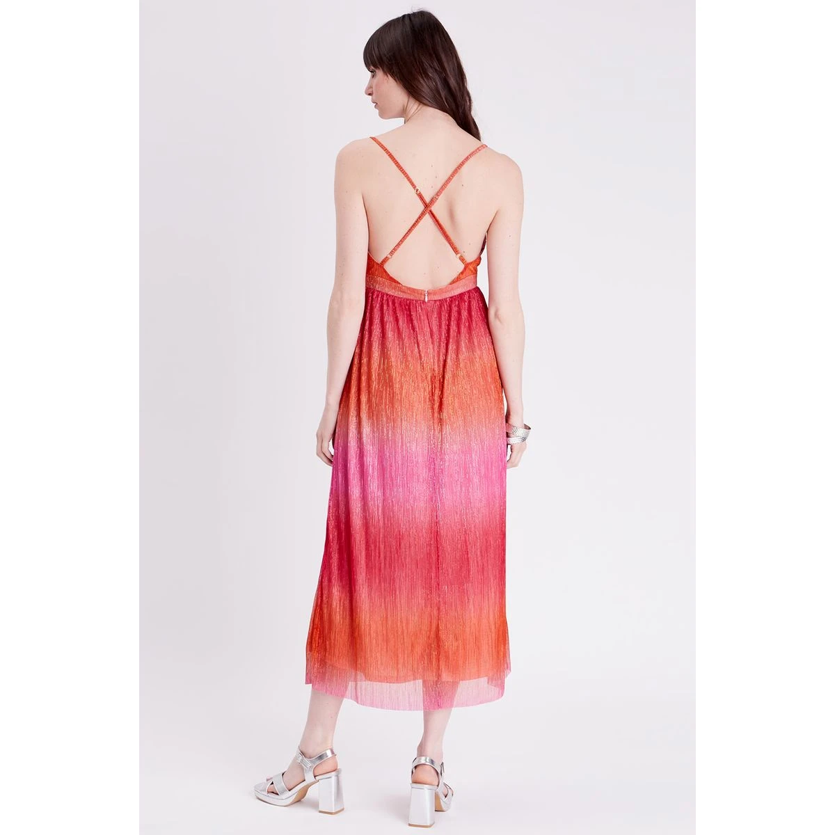 Robe Longue évasée Dos Ouvert 3 Robe Longue évasée Dos Ouvert – Image 3