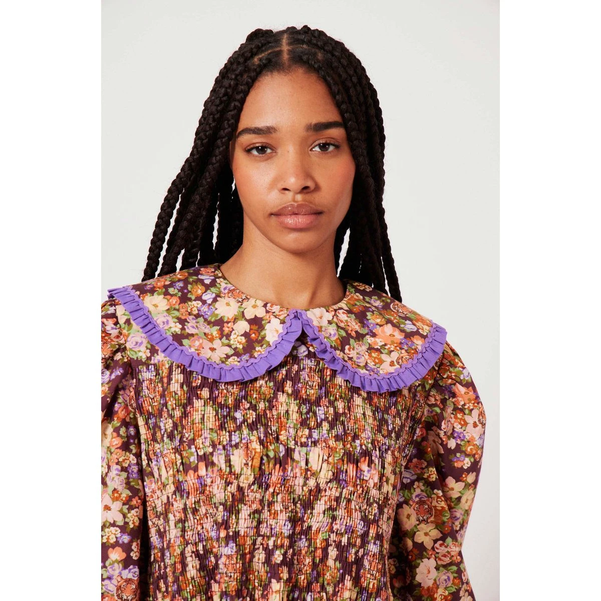 MANOUSH Robe Midi Liberty Fauve 2 MANOUSH Robe Midi Liberty Fauve – Image 2