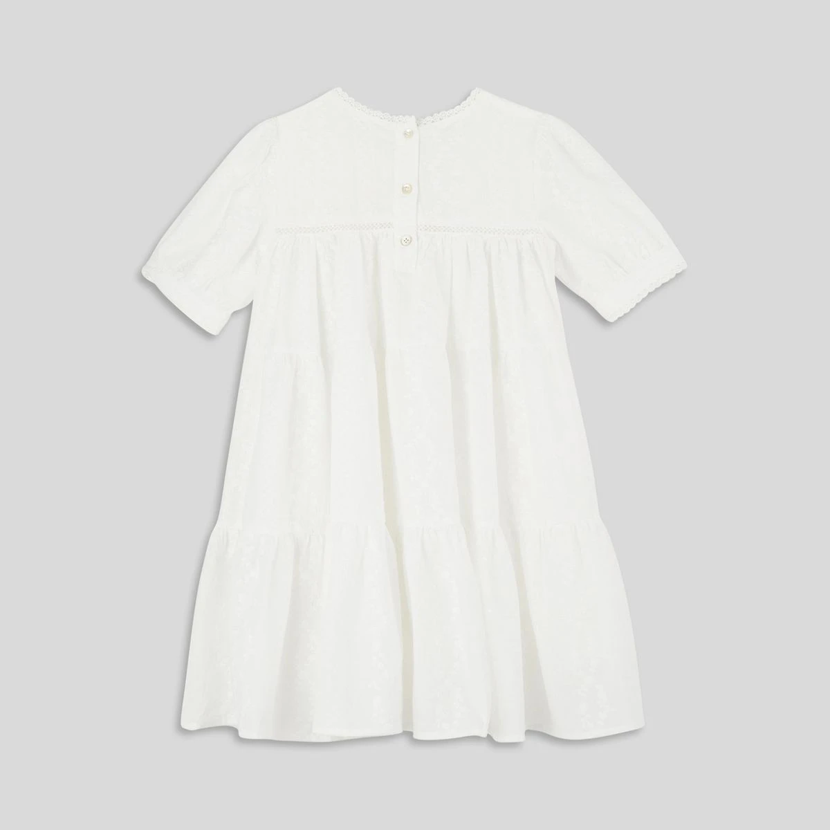 Robe Brodée En Coton, Coton BIO, Certifiée Oeko-Tex 2 Robe Brodée En Coton, Coton BIO, Certifiée Oeko-Tex – Image 2