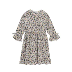 Robe Manches Longues Imprimé Fleuri -Velousia Soldes Boutique d798aa10eea0fb807a1b27ad151744bf