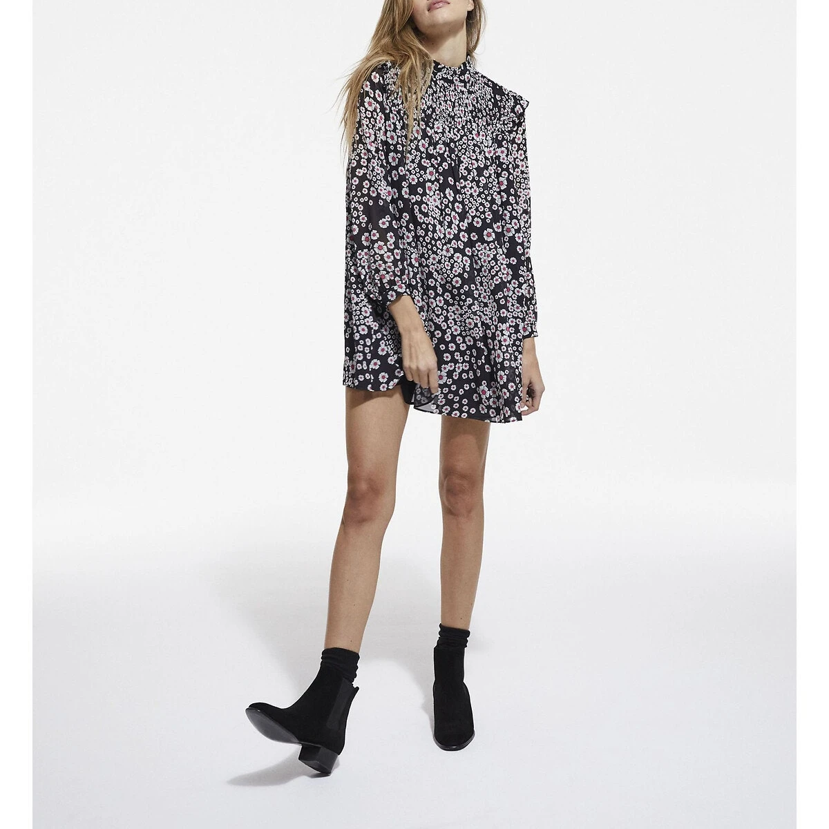 THE KOOPLES Robe Droite Imprimé Graphique, Courte 3 THE KOOPLES Robe Droite Imprimé Graphique, Courte – Image 3