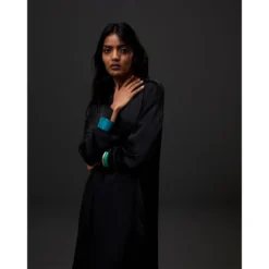 RODIER Robe Midi Chemisier En Satin -Velousia Soldes Boutique d8bef11396ea2755b8aee093031a5068