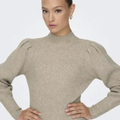 ONLY Robe Pull, Col Roulé -Velousia Soldes Boutique db01bde79503ca43f0adc1696c273feb