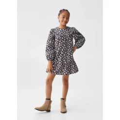 Mango Kids Robe Coton Fleurs