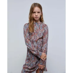 Scalpers Robe Motif Paisley Avec Nœud