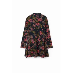 Desigual Robe Tissu Côtelé Fleurs -Velousia Soldes Boutique deeb9f6c9ed6fc531877bd48622506b6
