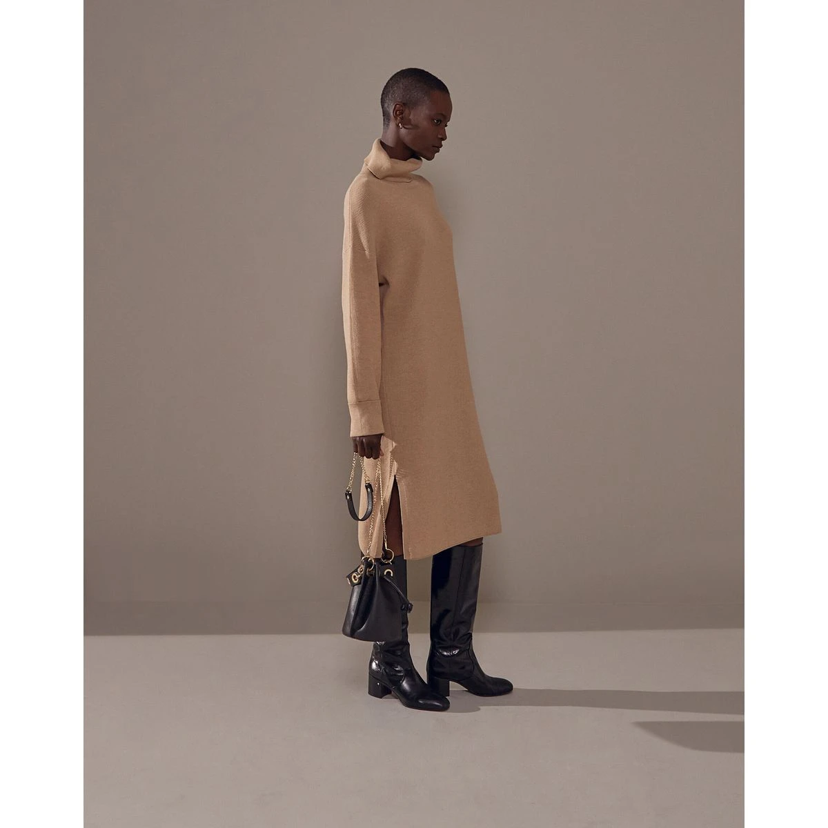 RODIER Robe Maille Large Col Roulé 17 RODIER Robe Maille Large Col Roulé – Image 17