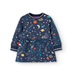 BOBOLI Robe En Molleton Imprimé