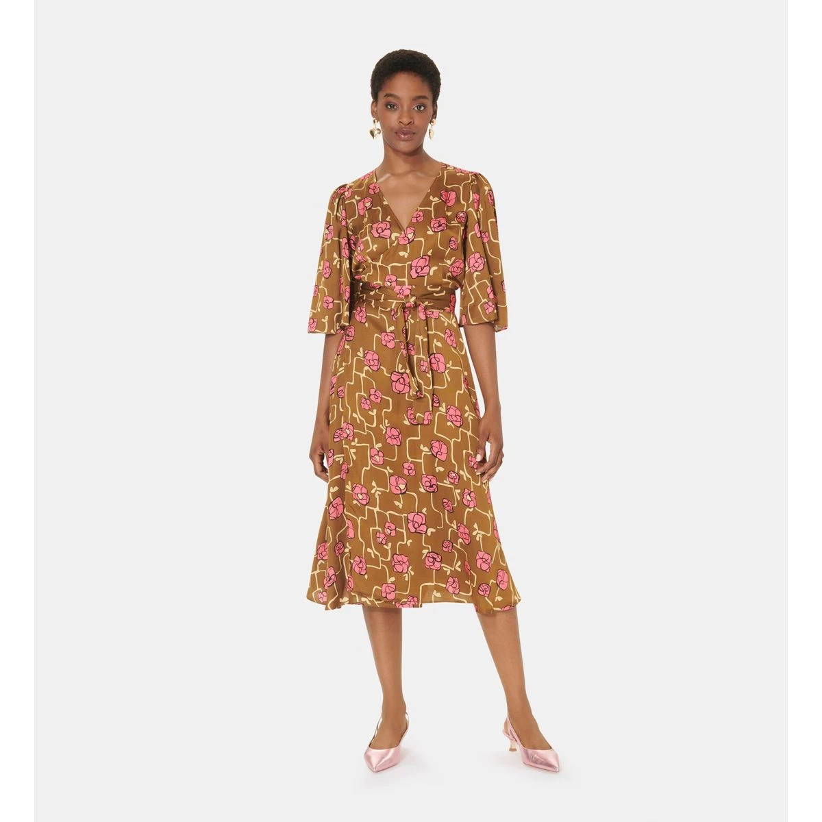 Tara Jarmon Robe Mi-longue Portefeuille 1 Tara Jarmon Robe Mi-longue Portefeuille