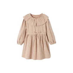 Robe à Carreaux Vichy Avec Collerette