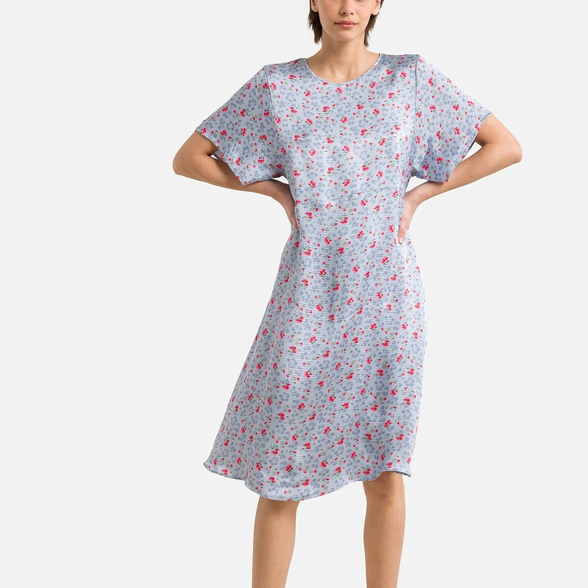 American Vintage Robe Imprimée, Manches Courtes SHANING 1 American Vintage Robe Imprimée, Manches Courtes SHANING