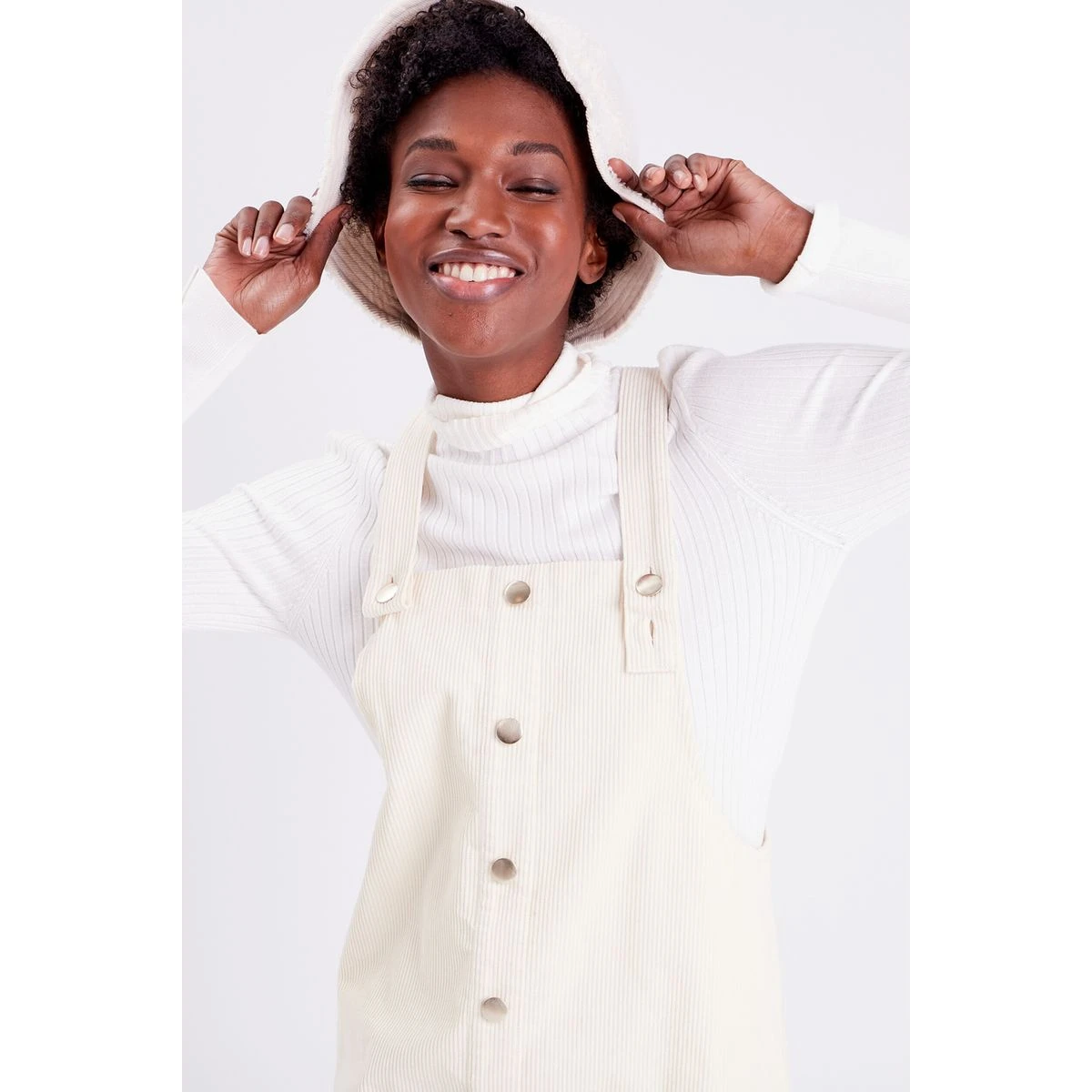 Robe Salopette Droite Velours 1 Robe Salopette Droite Velours