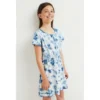 Robe Imprimé Jersey En Coton BIO, Certifié OEKO-TEX