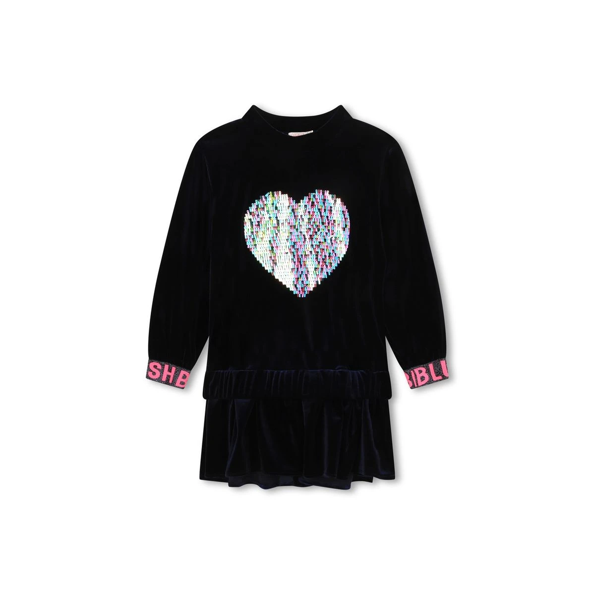 Billieblush Robe En Velours à Sequins 4 Billieblush Robe En Velours à Sequins – Image 4