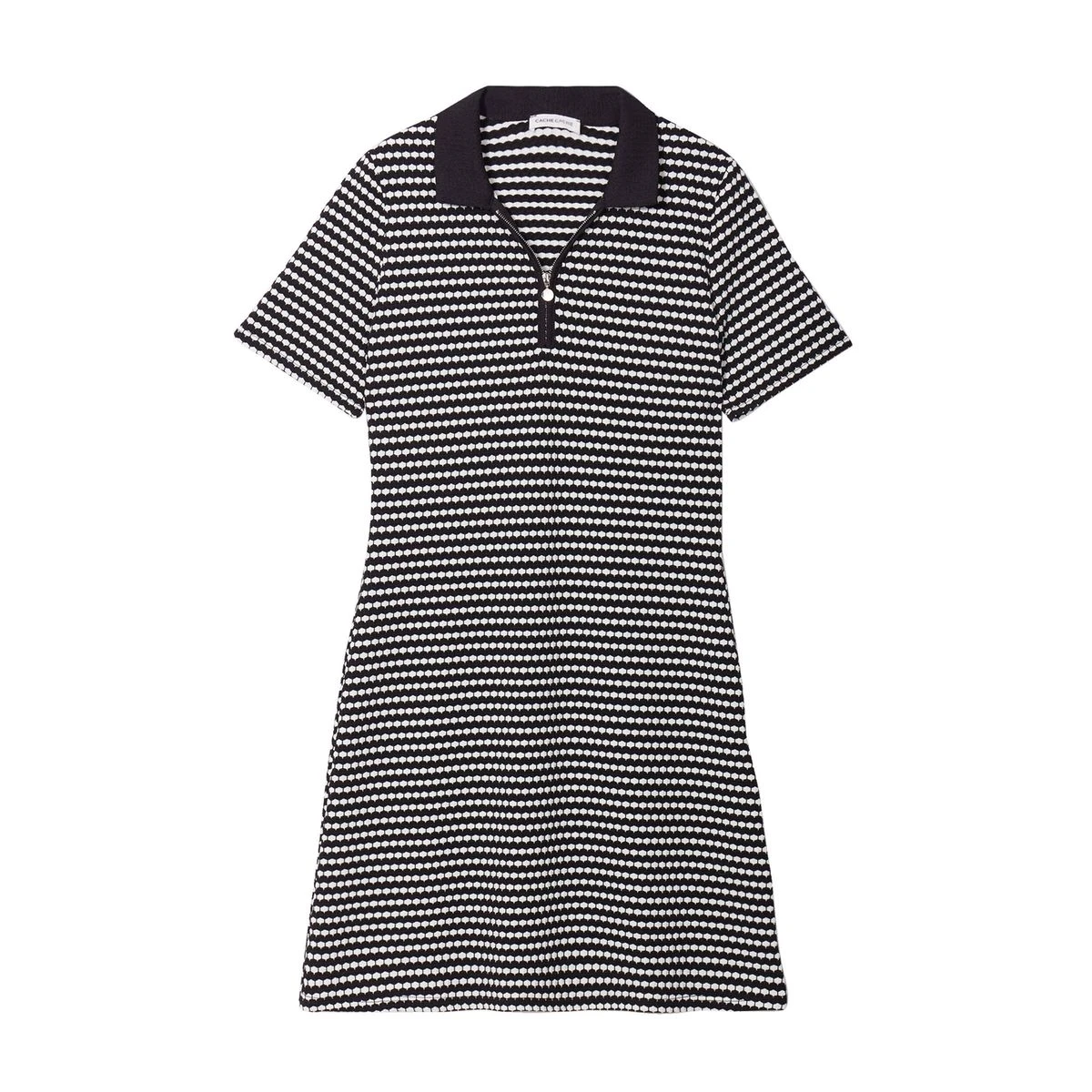 Robe Moulante Col Polo 4 Robe Moulante Col Polo – Image 4