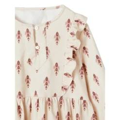 Robe à Volants En Velours Imprimé -Velousia Soldes Boutique eaa0f5465f062e6daf18b228ee3f8b12