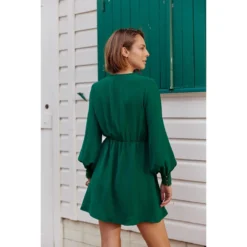 LA PETITE ETOILE Robe EVANGELINE Courte, Manches Longues, Col V 14 LA PETITE ETOILE Robe EVANGELINE Courte, Manches Longues, Col V -Velousia Soldes Boutique eb5277d7d7a13c8a18cfad5c86632628