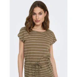 ONLY Robe Col Rond, Manches Courtes -Velousia Soldes Boutique eb81e7242fe5ac8cedc997b888f4537e