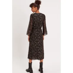 Robe Longue Droite Effet Noué 8 Robe Longue Droite Effet Noué -Velousia Soldes Boutique ec6ffa88a6068b6b469f48d05f1bbe25