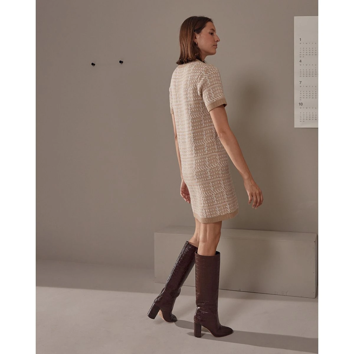 RODIER Robe Courte Jacquard En Maille 11 RODIER Robe Courte Jacquard En Maille – Image 11