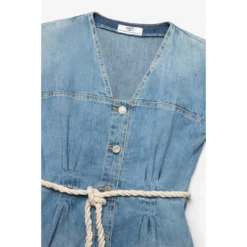 LE TEMPS DES CERISES Robe Droite En Jeans KARITE -Velousia Soldes Boutique eccd630a3ac725d83717c195ae6c7d80