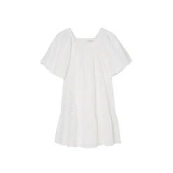 Marc O'Polo Robe Ornée De Broderie Anglaise TEENS-GIRLS En Doux Coton Biologique