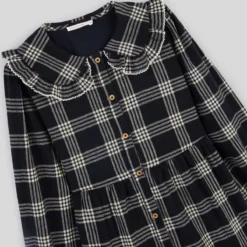 Robe à Carreaux En Coton BIO Et Oeko-Tex -Velousia Soldes Boutique ee5e2a3efe312ed851a9e037bc86a4fa