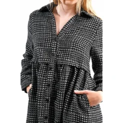 Robe Chemiser à Carreaux -Velousia Soldes Boutique ee727e9fb8c211b65218343faff6a7c1